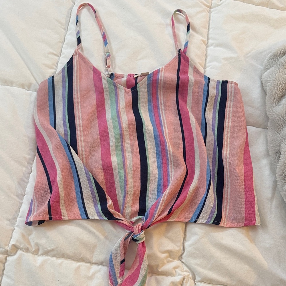 Miami Multicolor Striped Camisole Top